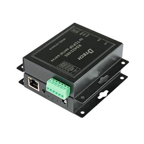 DTECH 1 Port Serial to Ethernet Converter Adapter RS422 RS485 to TCP IP ...