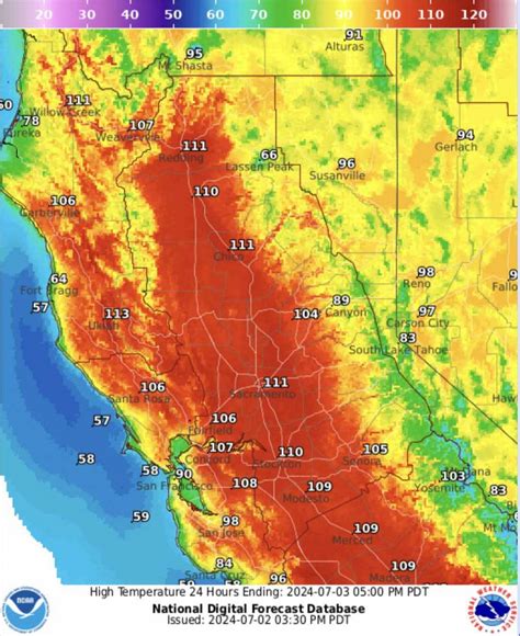 With Sacramento scorching, these weather maps show scale of Northern California heat wave