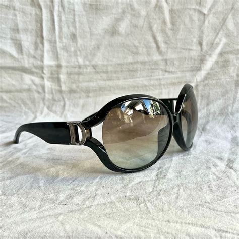 DIOR "Black Round Frame” Gradation Sunglasses | CARBOOTS