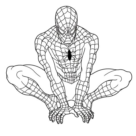 Free Printable Spiderman Coloring Pages For Kids