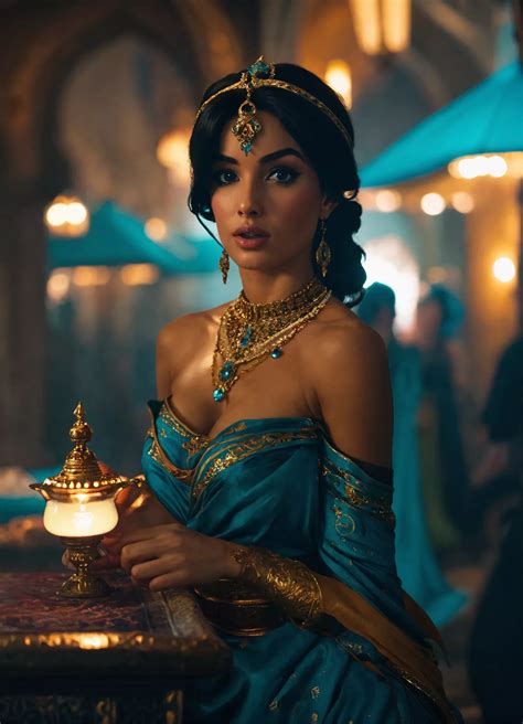 Experience the Magic: Princess Jasmine in Cinematic Action in 2024 ...