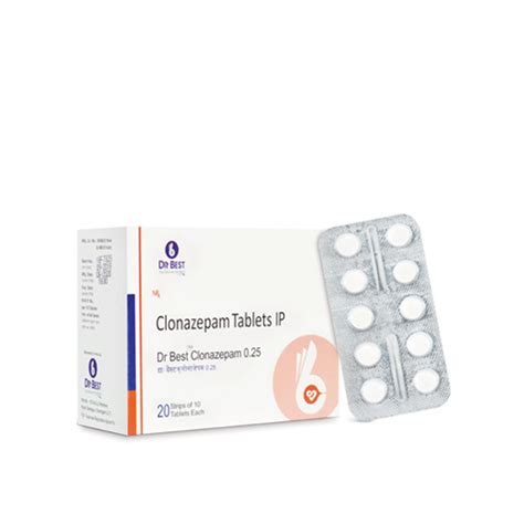 DR BEST CLONAZEPAM 0.25 - Dr Best