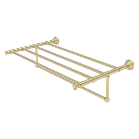 Allied Brass Carolina Satin Brass Wall Mount Towel Rack in the Towel ...