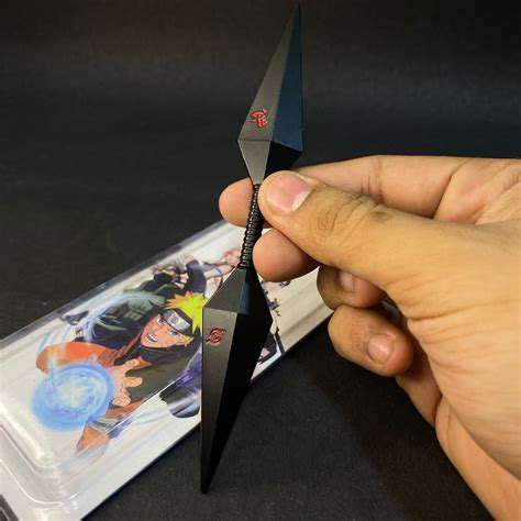 NARUTO METAL KUNAI WEAPON SASUKE UCHIHA [16 cm] KNIFE MODEL 3 || NARUT ...