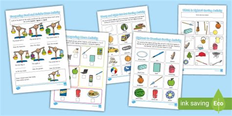 Heavy and Light Activities Pack