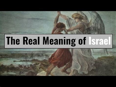 The Real Meaning of Israel - YouTube