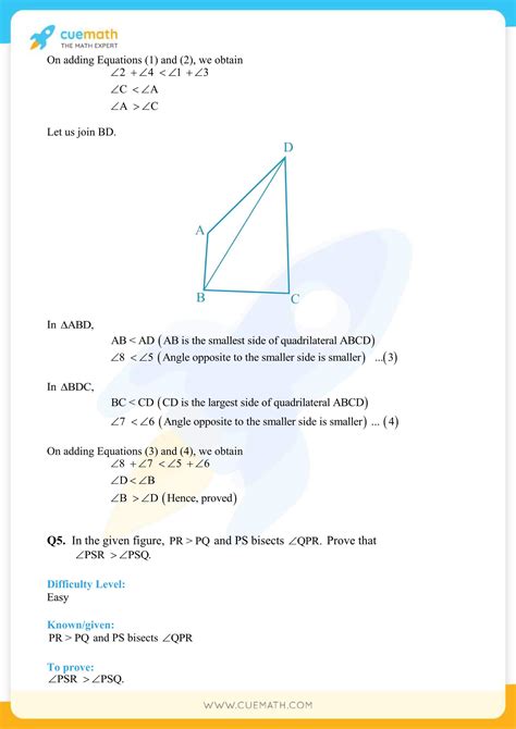 Image result for Maths Class 9 Exercise 7.4 5 Question
