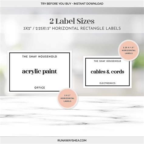 Image result for Storage Labels Template Design