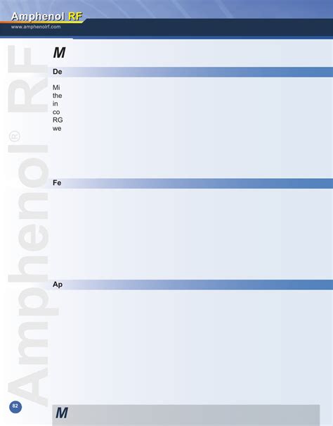 UHF_MINI-UHF Connector Datasheet by Amphenol RF | Digi-Key Electronics
