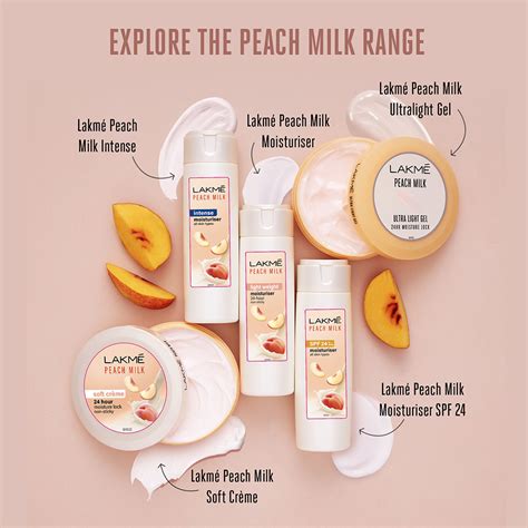 Lakme Peach Milk Moisturizer Body Lotion, 60 ml Price, Uses, Side ...