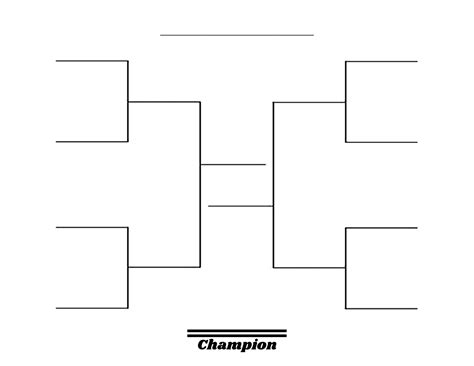Tournament Bracket, Sports Bracket, 4 Printable Sports Brackets, 32, 16 ...