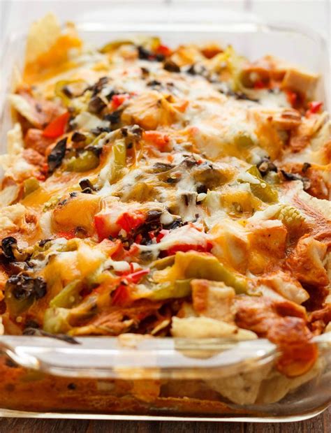 Mexican Chicken Casserole with Tortilla Chips - The Weary Chef