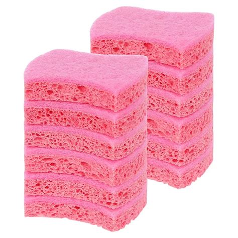 Kitchen Sponges, Dual Side Sponges for Washing Dishes, Cleaning Sponges ...