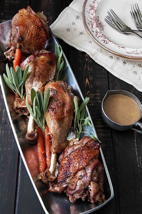 White Wine Braised Turkey Legs | Recipe | Turkey leg recipes, Turkey ...