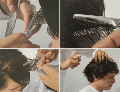 男士自己理发步骤图解,剪男人短头发基本手法 - 伤感说说吧