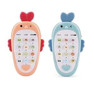 Buy Aw Ani World Baby Cell Phone Toy With Music Sensory Learning Toys ...