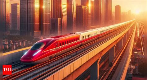 Indian Railways’ first bullet train, with 250 kmph average speed ...