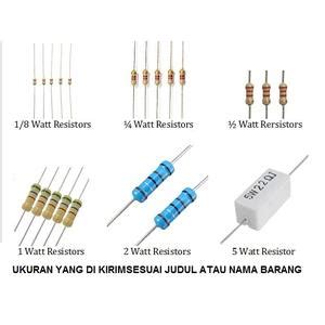 Jual RESISTOR 2.400R 2400R 2K4 2.4K OHM 5 WATT - Jakarta Utara ...