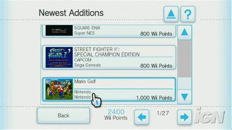 Wii's Channel Interface