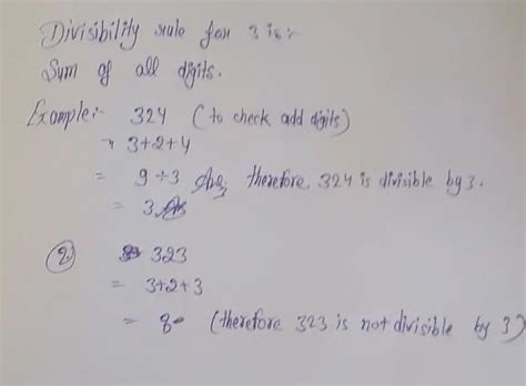 when is a number divisible by 3?Give an example - Brainly.in