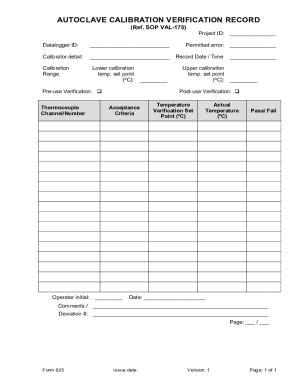Fillable Online Search results VALIDATOR 10 AUTOCLAVE MANUAL on pz ...