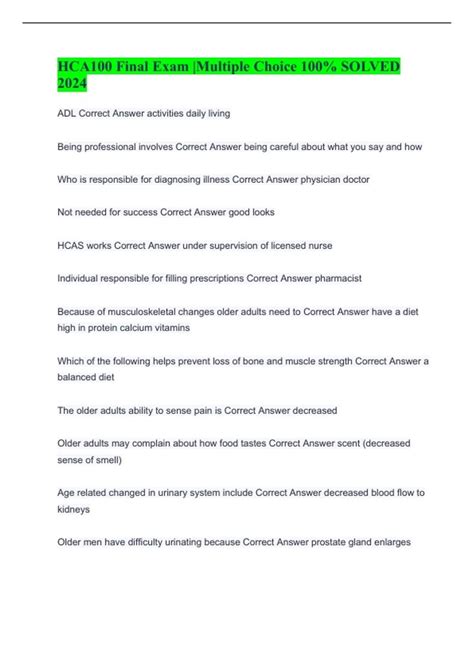 Image result for Module 1 HCA Exam