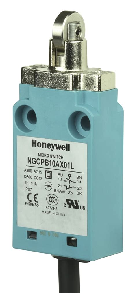 NGCPB10AX01C Honeywell | Honeywell NGC Series Roller Plunger Limit ...