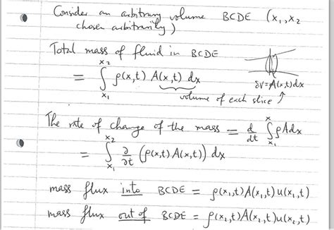 fluid dynamics - Mass flux across a volume - Physics Stack Exchange