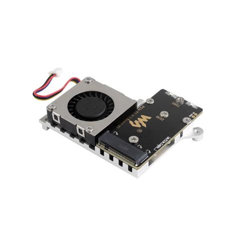 Buy PCIe To M.2 Adapter Board (E) For Raspberry Pi 5, With Cooling Fan ...