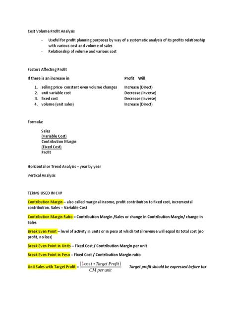 Image result for CVP Analysis Examples