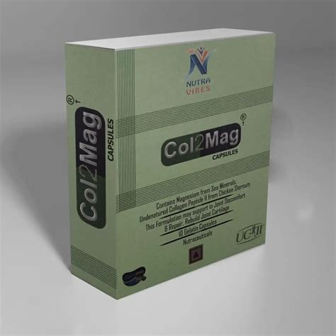 Nutra Vibes Col2Mag Capsules, 10 Non-veg Capsules | FunctionalMedClinic