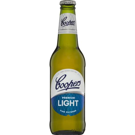 Coopers Premium Light Lager Bottle 355ml | Woolworths