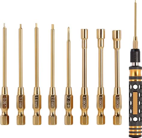 Amazon.com: INJORA Electric Screwdriver Cordless with 8 Bits and USB Cable, Hex Screwdriver Nut ...