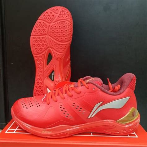 Jual Sepatu Badminton LI-NING Lining AYAR033-1 Yun Ting RED Original ...