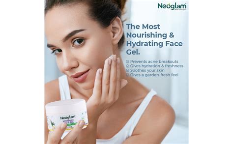 Neoglam Nourishing, Anti-Acne, Hydrating FACE GEL (100 g) | Tea Tree ...