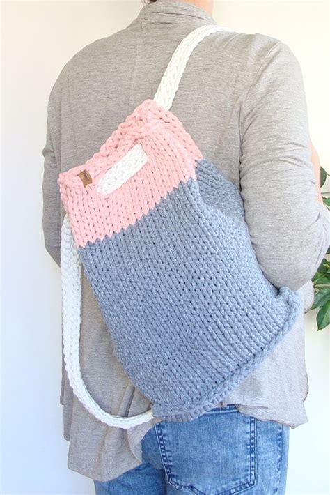 Image result for Knit Backpack Pattern
