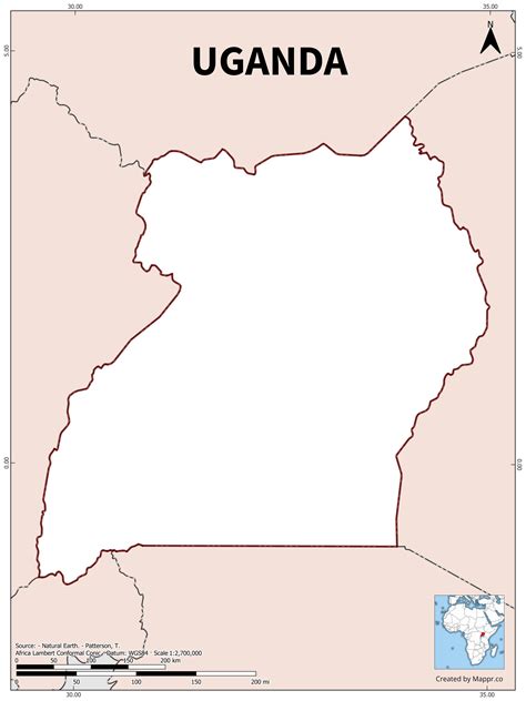 Uganda Maps | Mappr