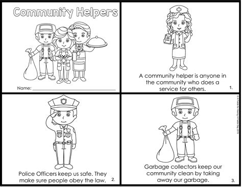 Community Helpers Coloring Pages For Kindergarten [2025]