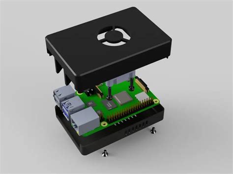 Image result for Raspberry Pi 4B STL