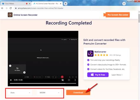 Webex Recording Tutorial 的图像结果