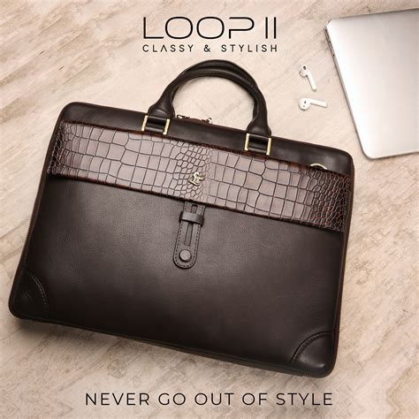 Luxury Genuine Leather Laptop Bag for Men | Premium Office Bag