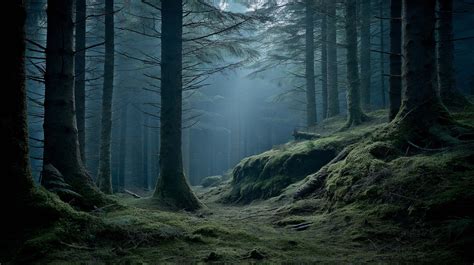 Download Moody Forest Path Wallpaper | Wallpapers.com