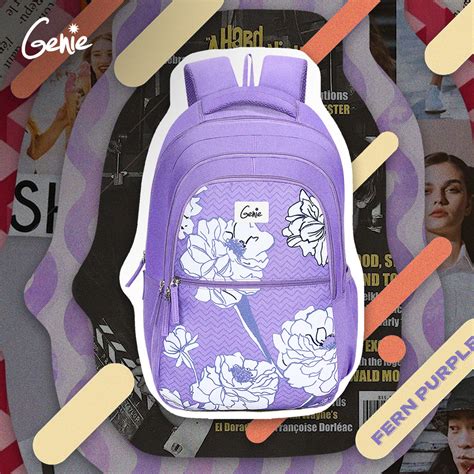 Buy Genie Fern 36L Purple Laptop Backpack Online