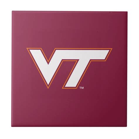 VT Virginia Tech Tile | Zazzle | Virginia tech, Barn quilts, Virginia ...