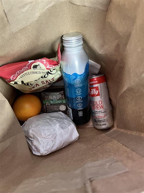 SFO centurion lounge snack bag. : r/AmexPlatinum