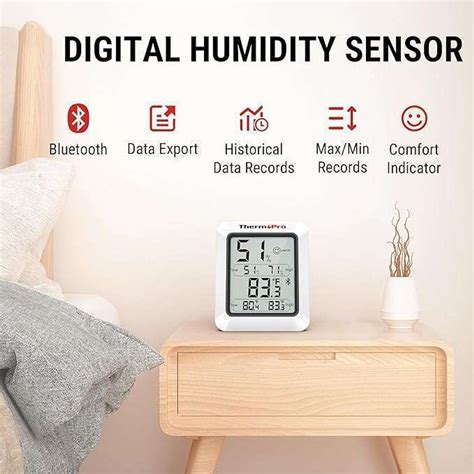 ThermoPro TP350 Humidity Meter Thermometer for House