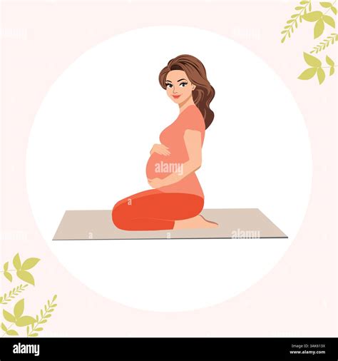 Yoga woman relax on Stock Vector Images - Alamy