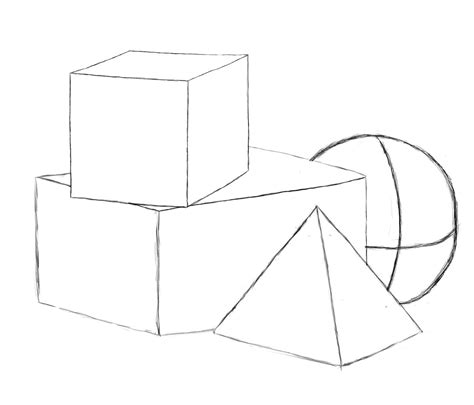 Image result for 3D Drawing Shape Tutorial