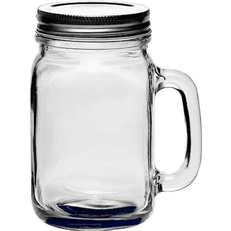 Seiri Seiri 450Ml Mason Jar With Lid And Handle Airtight Transparent ...
