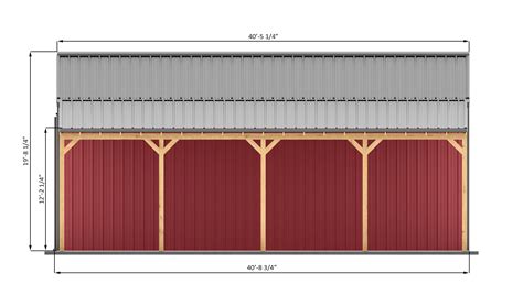 30x40 Pole Barn Plan - Shedplans.org